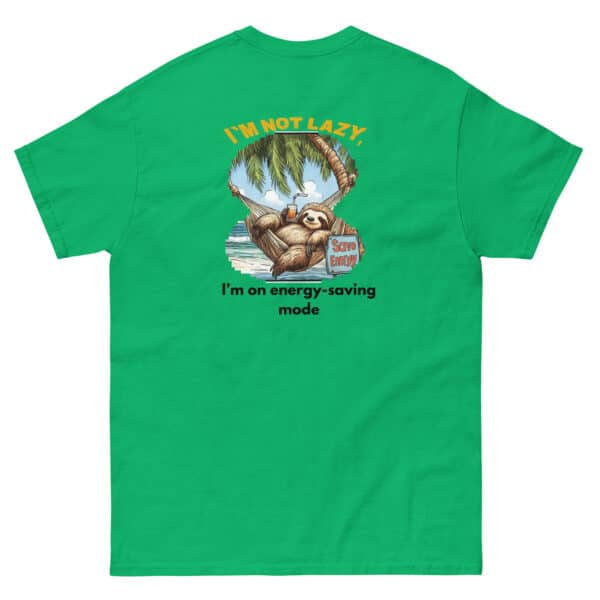 “Energy-Saving Mode” Sloth Tee - Image 10