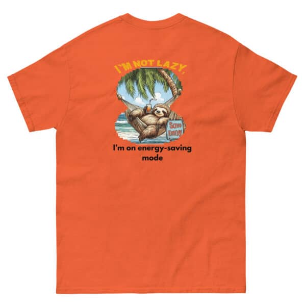 “Energy-Saving Mode” Sloth Tee - Image 8