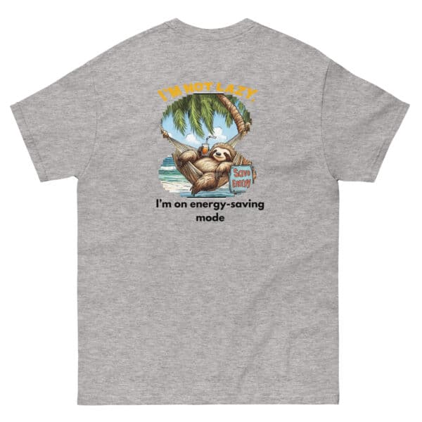 “Energy-Saving Mode” Sloth Tee - Image 16